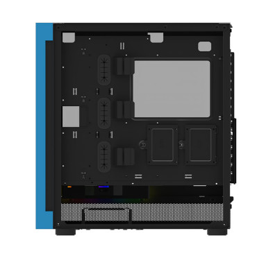Boitier Gamer Moyen tour Aqirys sargas - ARGB - 4 Fans - Noir