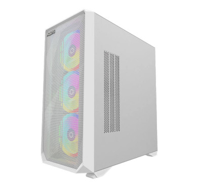 Boitier Gamer Moyen tour Aqirys Arcturus Pro White - EATX - 4 Fans - ARGB