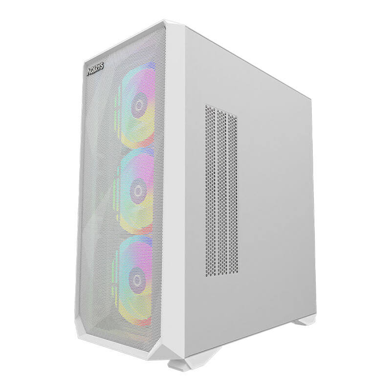 Boitier Gamer Moyen tour Aqirys Arcturus Pro White - EATX - 4 Fans - ARGB