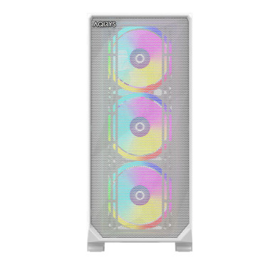 Boitier Gamer Moyen tour Aqirys Arcturus Pro White - EATX - 4 Fans - ARGB
