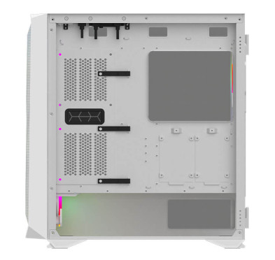 Boitier Gamer Moyen tour Aqirys Arcturus Pro White - EATX - 4 Fans - ARGB