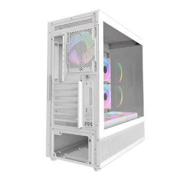 Boitier Gamer Moyen tour Aqirys ANTLIA - ATX - 6 Fans - ARGB White
