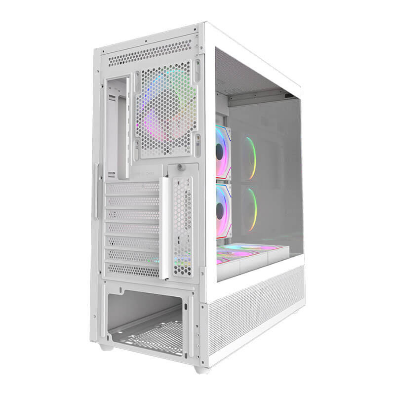 Boitier Gamer Moyen tour Aqirys ANTLIA - ATX - 6 Fans - ARGB White