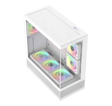 Boitier Gamer Moyen tour Aqirys ANTLIA - ATX - 6 Fans - ARGB White