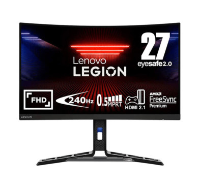 Ecran incurvé Lenovo Legion R27fc-30, VA 27" FHD - 240Hz - 0.5ms