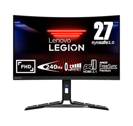 Ecran incurvé Lenovo Legion R27fc-30, VA 27" FHD - 240Hz - 0.5ms