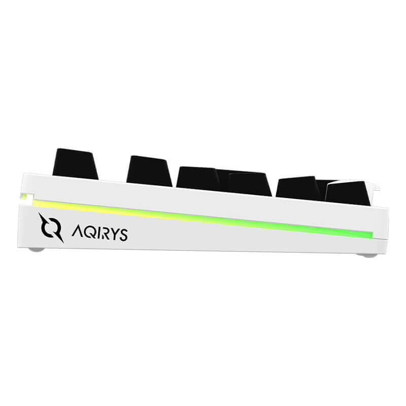 Clavier Mécanique AQIRYS ALUDRA, 100% Anti-ghosting, RGB Blanc Clavier Mécanique AQIRYS ALUDRA, 100% Anti-ghosting, RGB Blanc