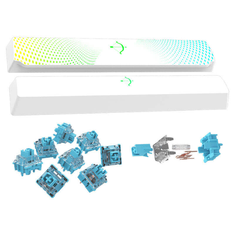 Clavier Mécanique AQIRYS ALUDRA, 100% Anti-ghosting, RGB Blanc Clavier Mécanique AQIRYS ALUDRA, 100% Anti-ghosting, RGB Blanc