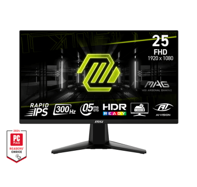 Ecran Gaming MSI MAG 255XF - 24,5" FHD - 300Hz, 0.5ms