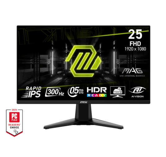 Ecran Gaming MSI MAG 255XF - 24,5" FHD - 300Hz, 0.5ms