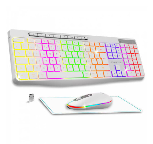Pack Clavier & souris Sans Fil -  Advance R-TYPE PLUS
