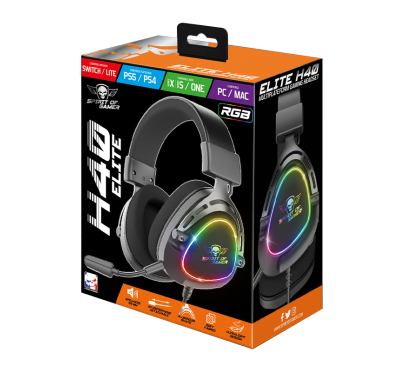 Casque micro Gamer Spirit of Gamer ELITE H40 DARK - RGB
