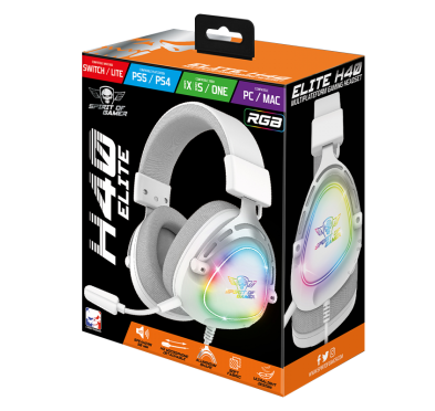 Casque micro Gamer Spirit of Gamer ELITE H40 ARTIC - RGB