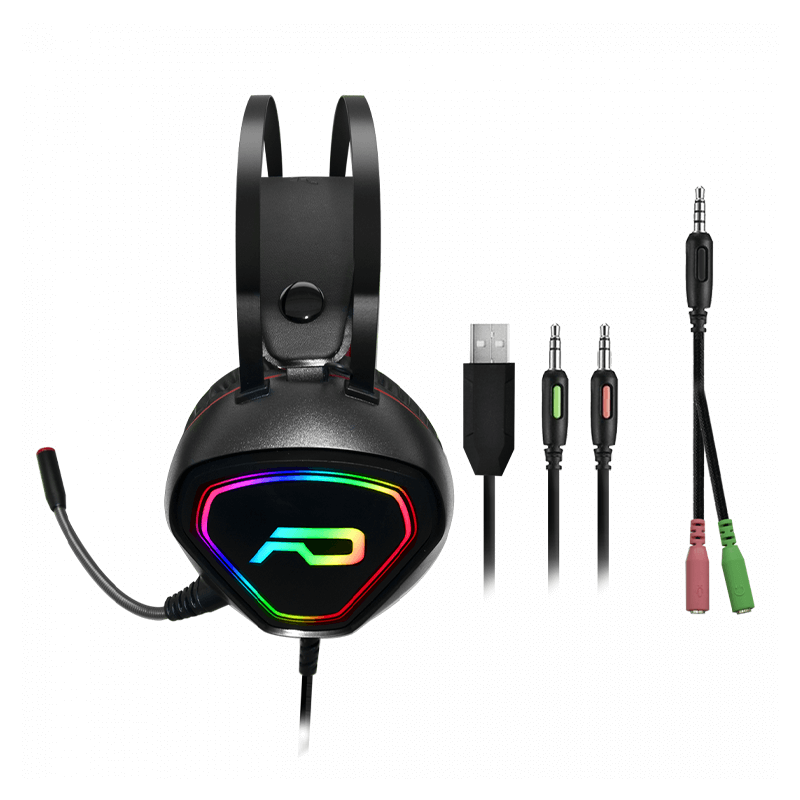 Casque Gamer Filaire - Advance GTA 230 RGB - Black