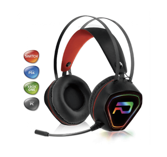 Casque Gamer Filaire - Advance GTA 230 RGB - Black