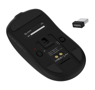 Souris Gamer sans fil, Aqirys M32, 5 boutons, 12000 DPI