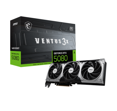 Carte graphique msi GeForce RTX™ 5080 16G VENTUS 3X OC