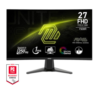 Ecran Gamer incurvé MSI MAG 27C6X, VA 27" FHD - 240Hz - 1ms