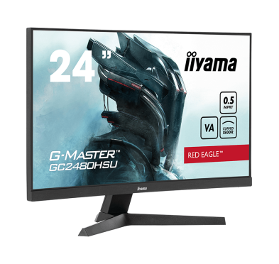 Ecran PC Gamer Curved iiyama G-MASTER GC2480HSU-B1 - 24" FHD, 180Hz