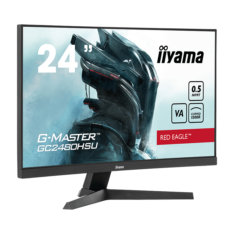Ecran PC Gamer Curved iiyama G-MASTER GC2480HSU-B1 - 24" FHD, 180Hz