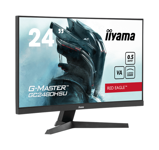 Ecran PC Gamer Curved iiyama G-MASTER GC2480HSU-B1 - 24" FHD, 180Hz