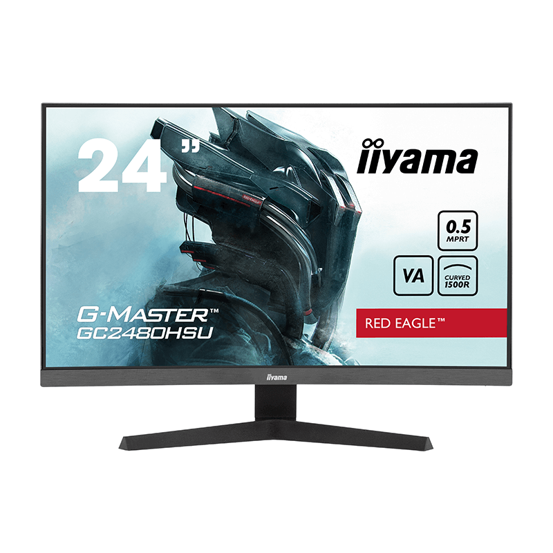 Ecran PC Gamer Curved iiyama G-MASTER GC2480HSU-B1 - 24" FHD, 180Hz