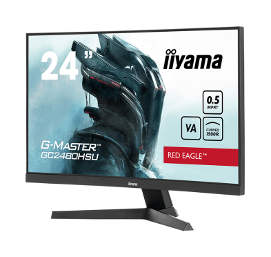 Ecran PC Gamer Curved iiyama G-MASTER GC2480HSU-B1 - 24" FHD, 180Hz