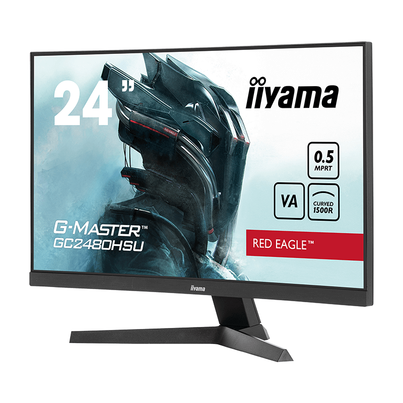 Ecran PC Gamer Curved iiyama G-MASTER GC2480HSU-B1 - 24" FHD, 180Hz