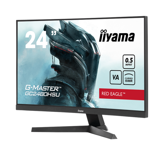 Ecran PC Gamer Curved iiyama G-MASTER GC2480HSU-B1 - 24" FHD, 180Hz