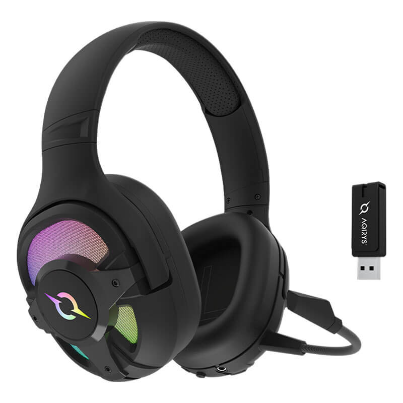 Casque Gamer sans fil Aqirys ARA, Deep-Bass - RGB Casque Gamer sans fil Aqirys ARA, Deep-Bass - RGB