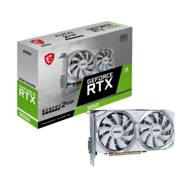 Carte graphique msi RTX 3050 VENTUS 2X XS 8Go OC - White
