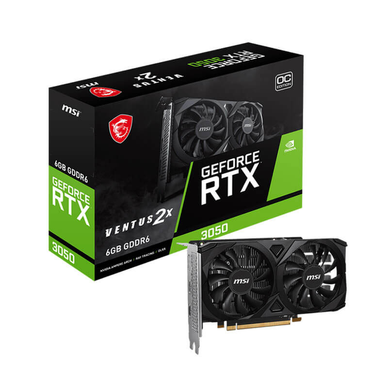 Carte graphique msi RTX 3050 VENTUS 2X 6Go OC