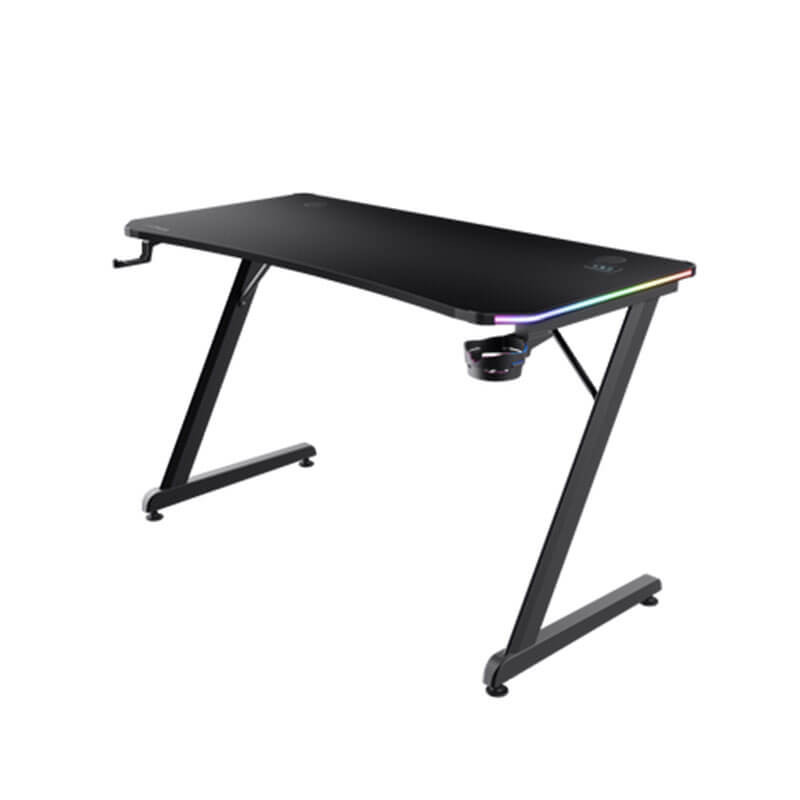 Bureau Gamer TRUST Luminus RGB GXT709 - Black