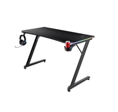 Bureau Gamer TRUST Luminus RGB GXT709 - Black