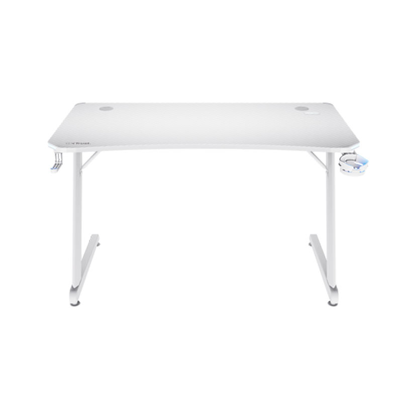 Bureau Gamer TRUST Luminus RGB GXT709W - White Bureau Gamer TRUST Luminus RGB GXT709W - White