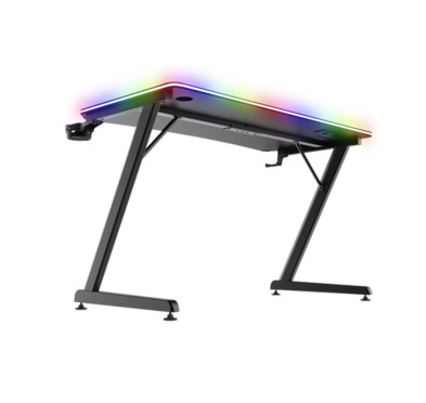 Bureau Gamer TRUST Luminus Pro RGB GXT710 - Black