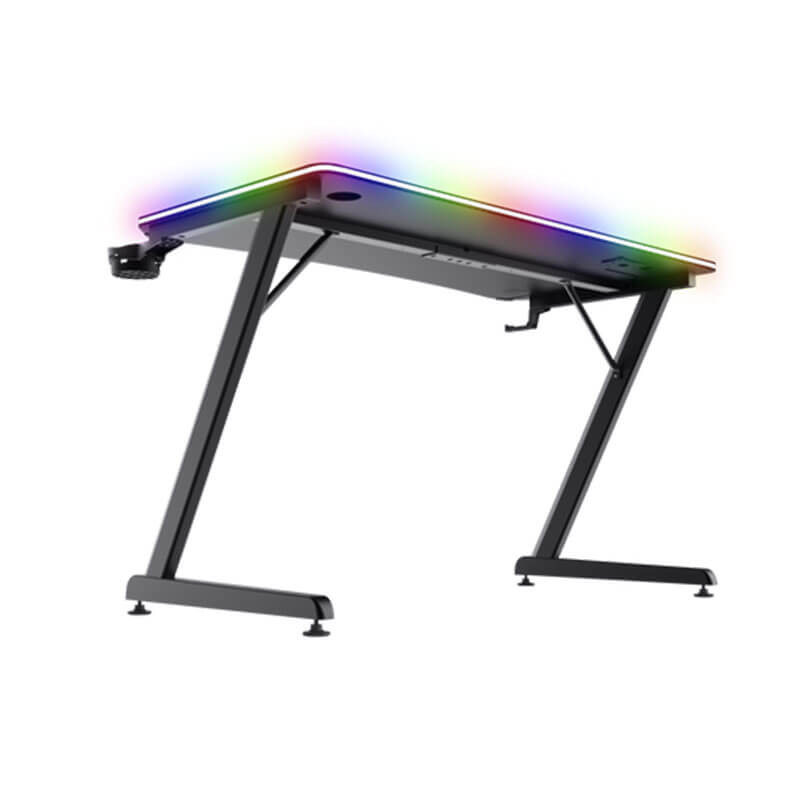 Bureau Gamer TRUST Luminus Pro RGB GXT710 - Black