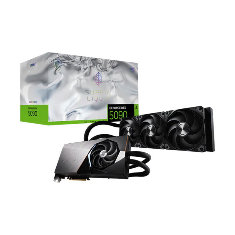 Carte graphique msi GeForce RTX™ 5090 32G SUPRIM LIQUID SOC Carte graphique msi GeForce RTX™ 5090 32G SUPRIM LIQUID SOC