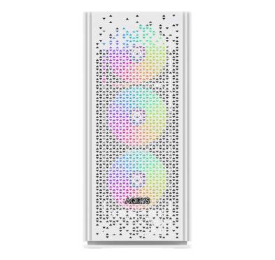 Boitier AQIRYS Gacrux, ATX, 4 Fans, RGB - White