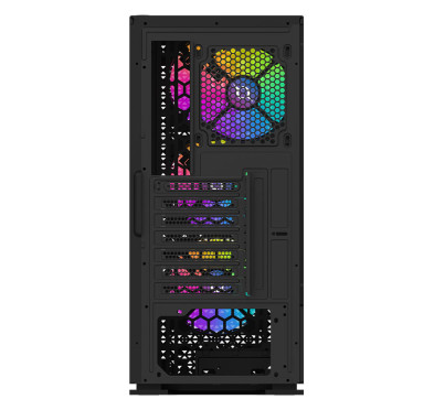 Boitier Aqirys GACRUX, 4 Fans, ATX, RGB - Noir