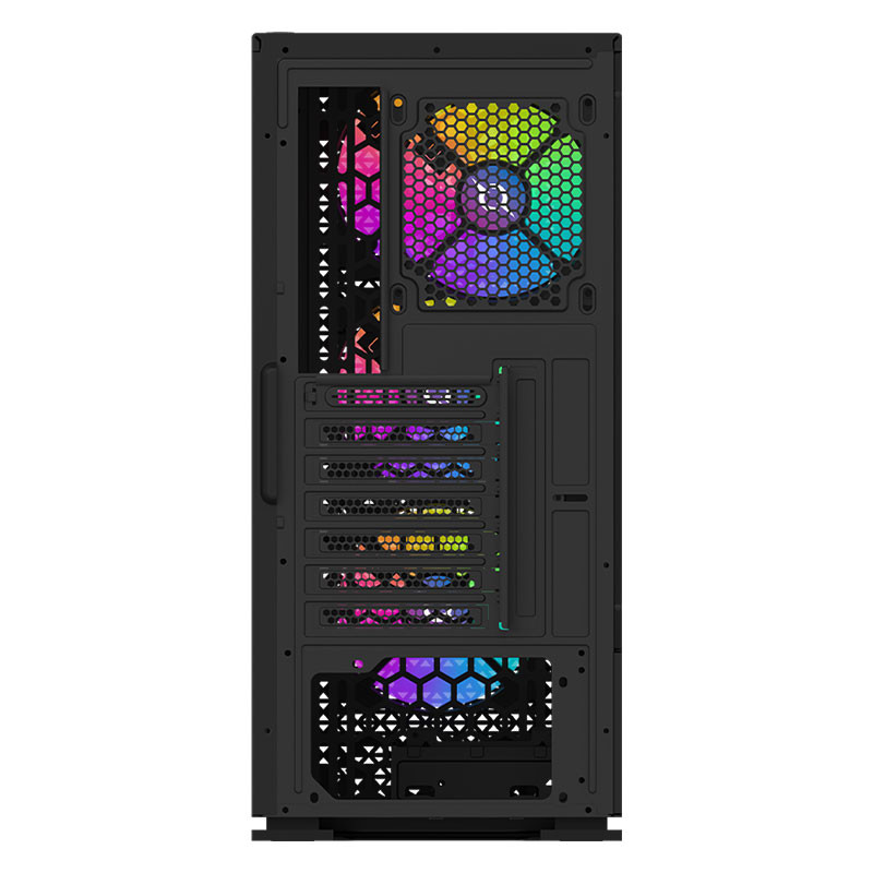 Boitier Aqirys GACRUX, 4 Fans, ATX, RGB - Noir Boitier Aqirys GACRUX, 4 Fans, ATX, RGB - Noir