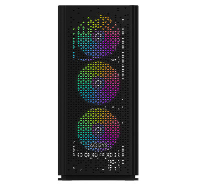 Boitier Aqirys GACRUX, 4 Fans, ATX, RGB - Noir
