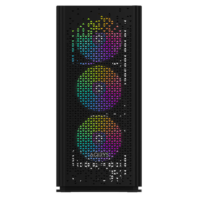 Boitier Aqirys GACRUX, 4 Fans, ATX, RGB - Noir Boitier Aqirys GACRUX, 4 Fans, ATX, RGB - Noir