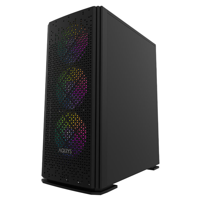 Boitier Aqirys GACRUX, 4 Fans, ATX, RGB - Noir Boitier Aqirys GACRUX, 4 Fans, ATX, RGB - Noir