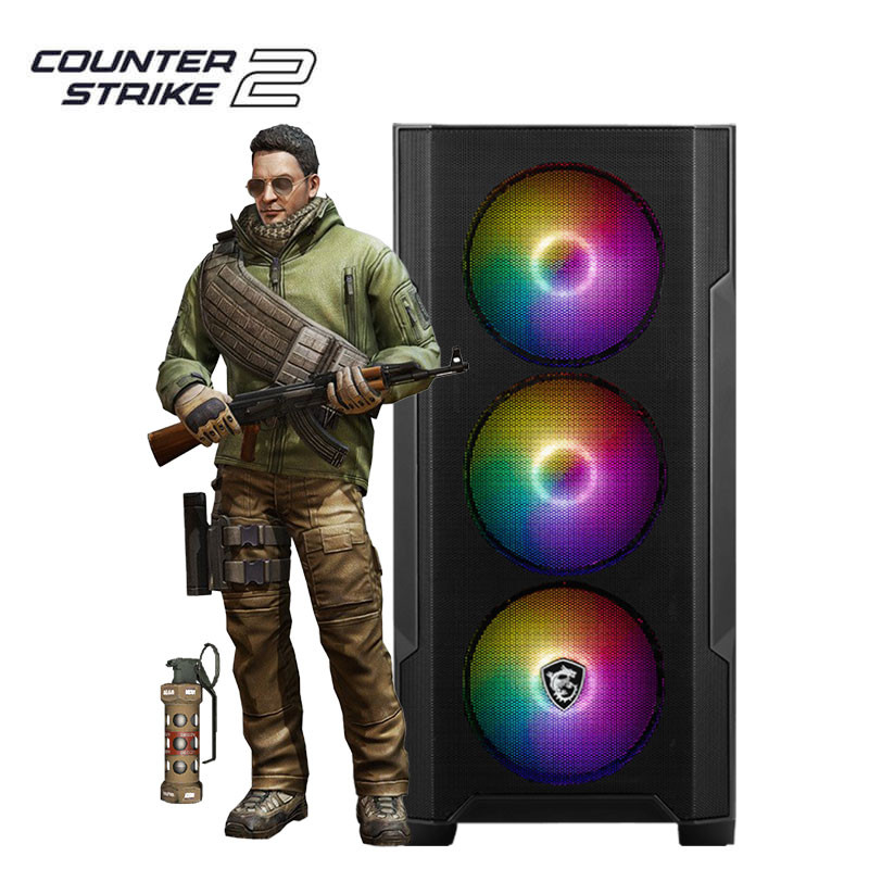 Pc Gamer CS 2, Ryzen 5, RTX 3050 VENTUS 2X OC, 16Go, 512Go SSD Pc Gamer CS 2, Ryzen 5, RTX 3050 VENTUS 2X OC, 16Go, 512Go SSD