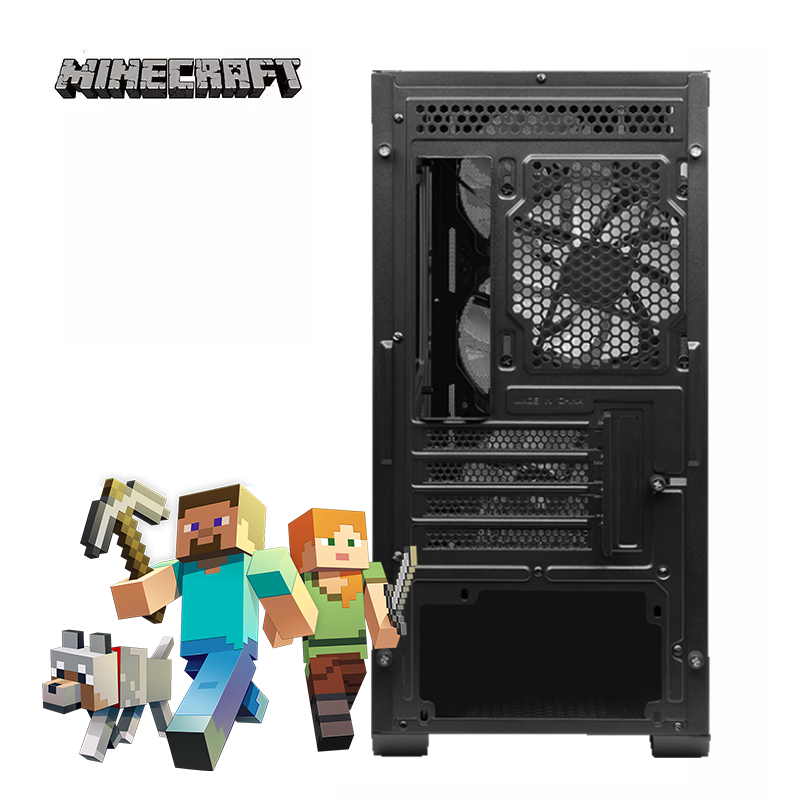 Pc Gamer MINECRAFT, Intel I5, 16Go, RTX3050 Ventus, 512Go SSD