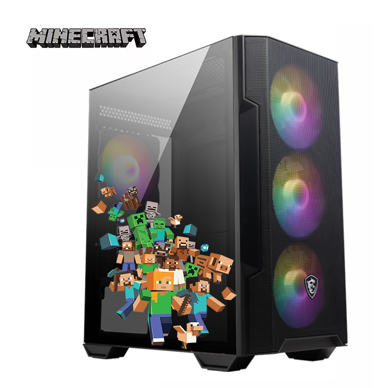 Pc Gamer MINECRAFT, Intel I5, 16Go, RTX3050 Ventus, 512Go SSD