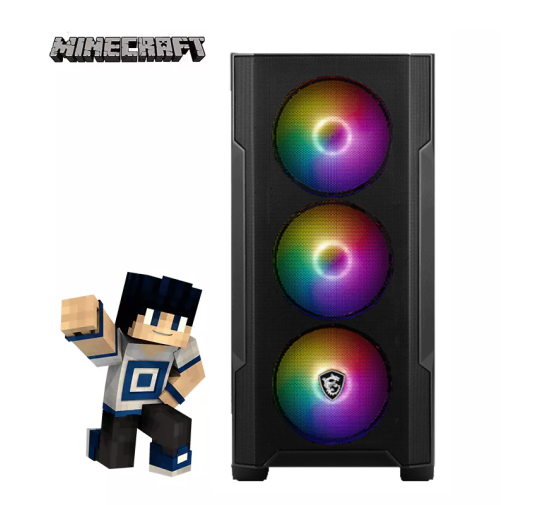 Pc Gamer MINECRAFT, Intel I5, 16Go, RTX3050 Ventus, 512Go SSD