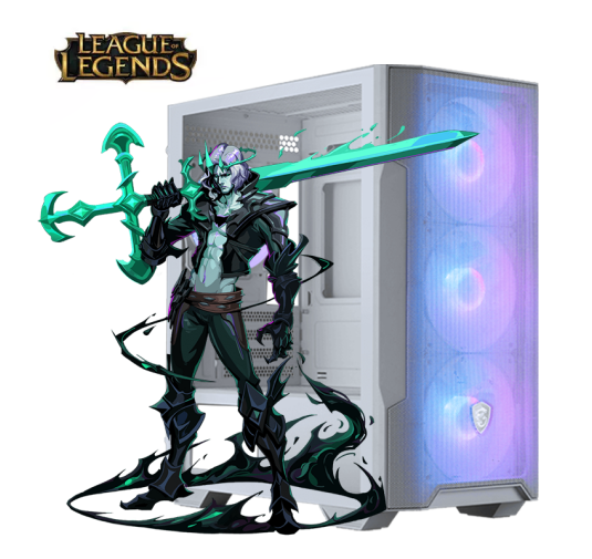 Pc Gamer League Of Legends, RYZEN5, RTX 3050 Ventus 2X XS, 16Go