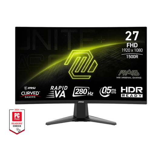 Ecran Gamer incurvé MAG 276CXF, RAPID VA 27" FHD - 280Hz - 0.5ms